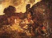 Adolphe-Joseph Monticelli Mrseilles Spain oil painting reproduction